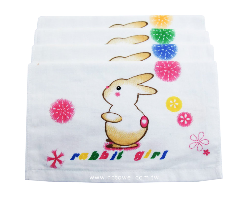 兔女郎紗布童巾